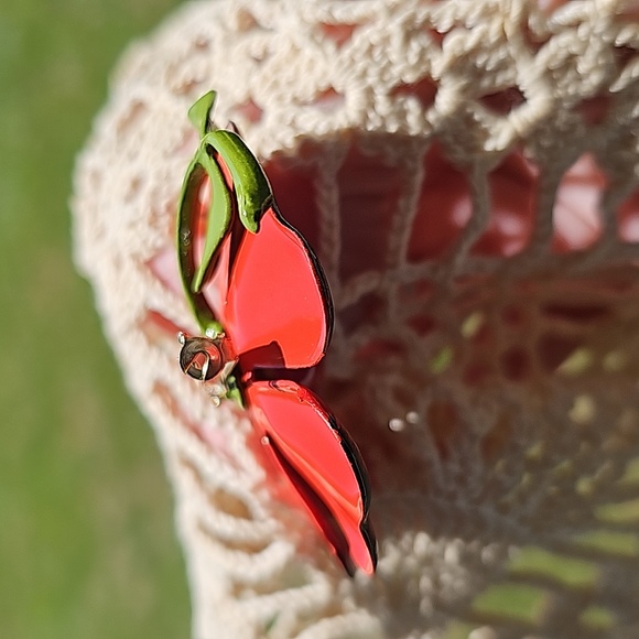 VINTAGE Flower Brooch - Picture 9 of 15